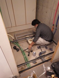 ダークグレーのアクセントでスタイリッシュな浴室に 品川区Y様邸 ダークグレーのアクセントでスタイリッシュな浴室に 品川区Y様邸